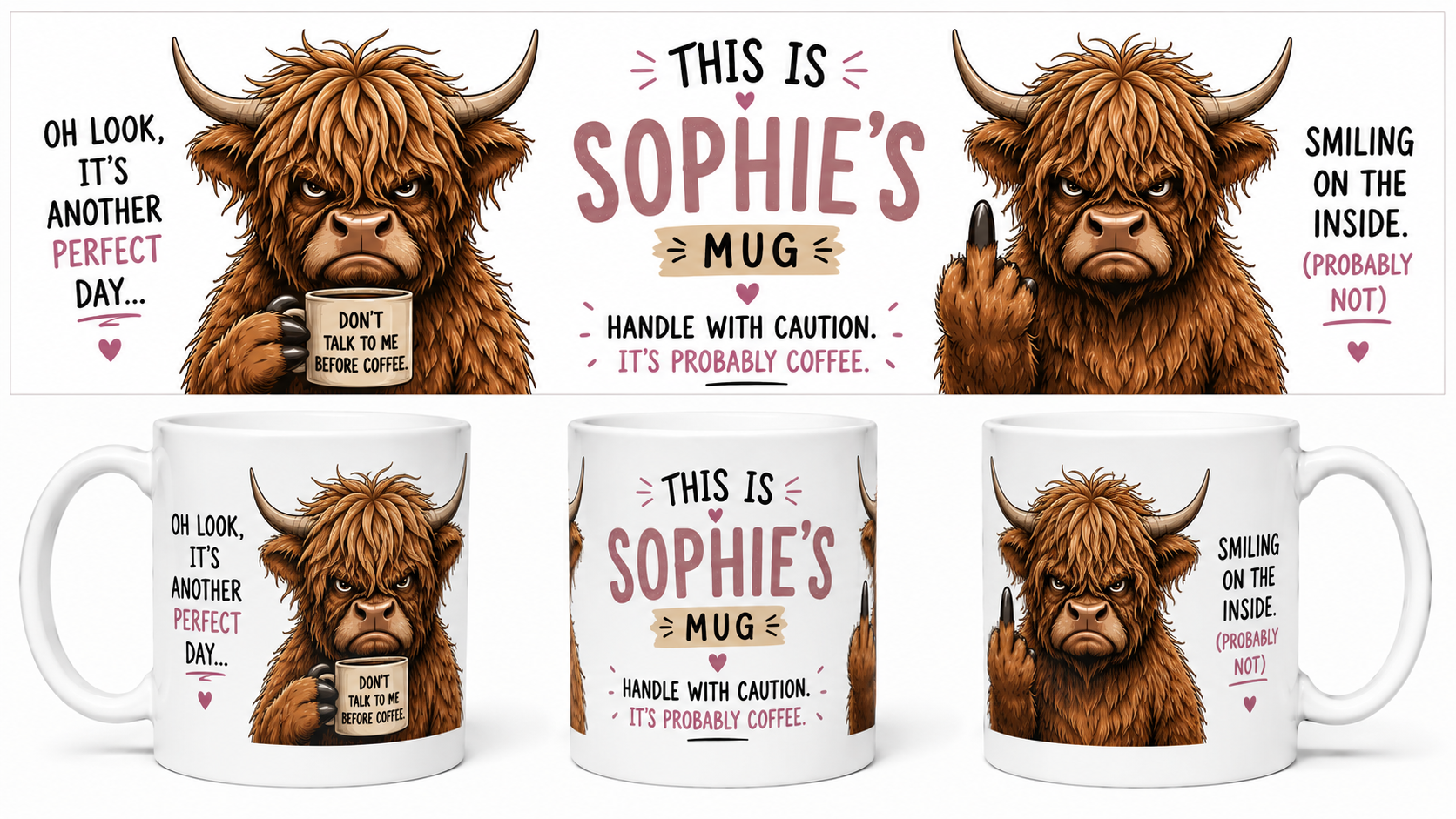 Sarcastic Cow Mug