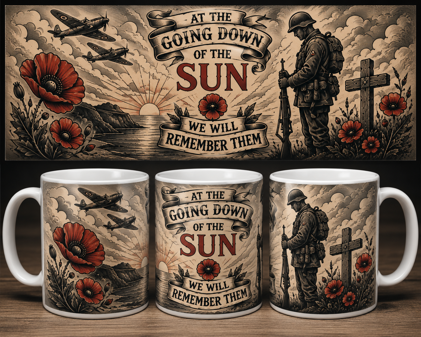 Lest we Forget Mug design 2